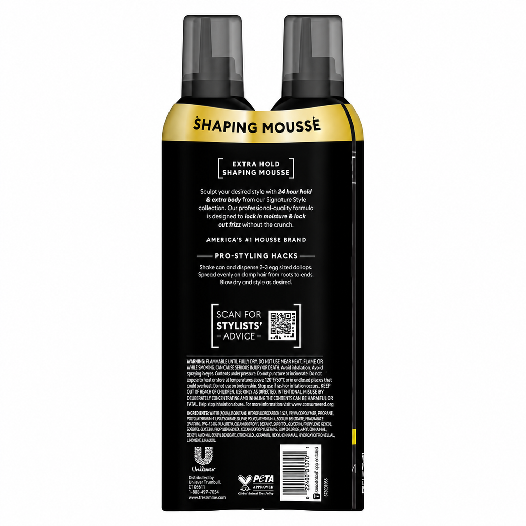TRESemmé Extra Hold Volumizing Mousse, 15 oz, 2-Pack