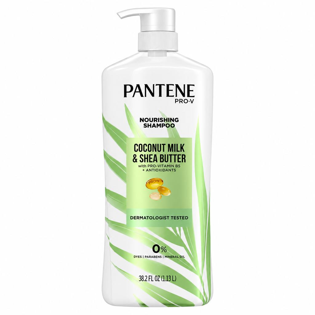 Pantene Pro-V Nourishing Coconut Milk & Shea Butter Shampoo, 38.2 fl oz