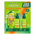 Garnier Fructis Sleek & Shine Anti-Frizz Serum & Frizz Tamer Kit