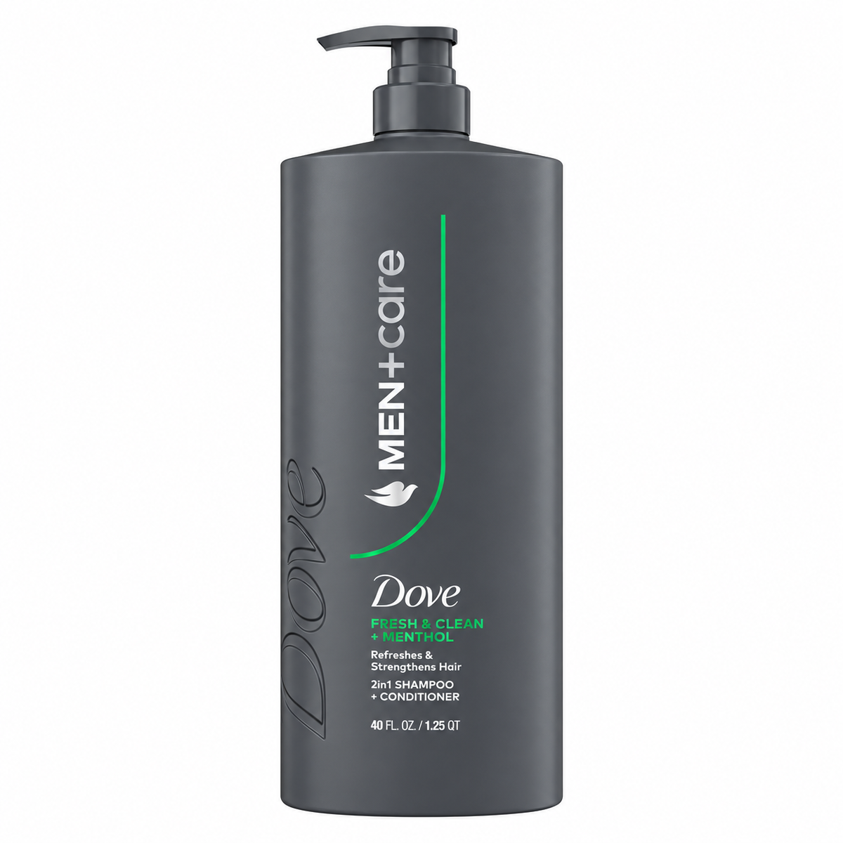 Dove Men+Care Fresh & Clean 2-in-1 Shampoo + Conditioner, 40 fl oz