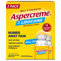 Aspercreme Max Strength Pain Relief Roll-On, 4% Lidocaine, 2.5 oz, 2 pk