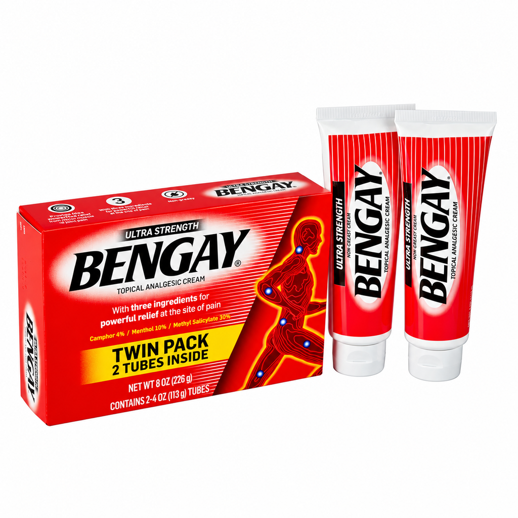 Bengay Ultra Strength Pain-Relieving Cream, 4 oz, 2 pk