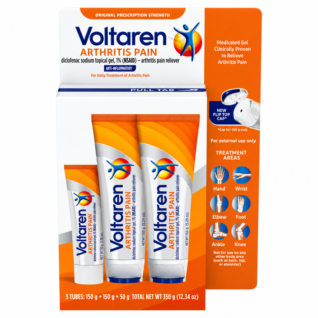 Voltaren Arthritis Pain Relief Gel, 5.3 oz 2 pk + 1.7 oz