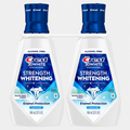 Crest 3D White Strength Whitening Mouthwash, Clean Mint, 32 fl oz, 2-Pack