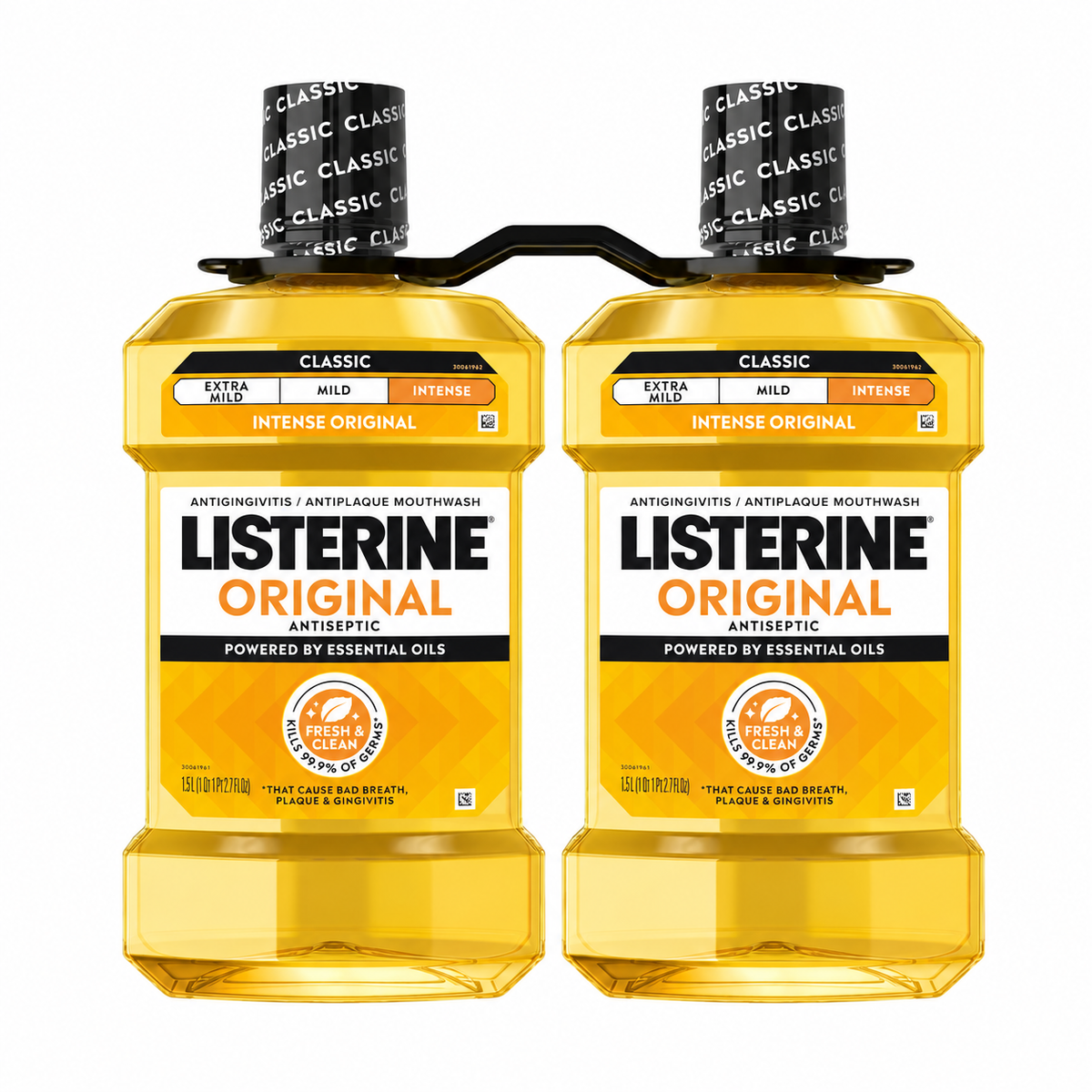Listerine Original Intense Antiseptic Mouthwash, 50.7 fl oz, 2-Pack