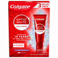 Colgate Optic White Pro Series Enamel Renewal Toothpaste with ActivShine, 3 oz, 3-Pack