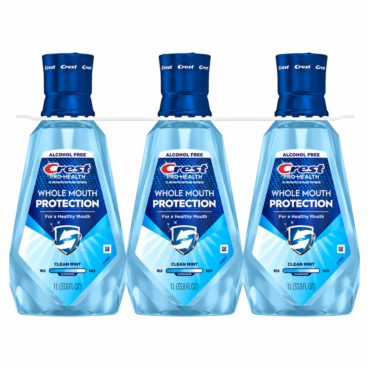 Crest Pro-Health Advantage Multi-Protection Mouthwash, Smooth Mint, 33.8 fl oz, 3-Pack