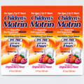 Children’s Motrin Pain Reliever & Fever Reducer, Ibuprofen 100 mg/5 mL, Original Berry, 4 fl oz, 3 pk