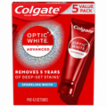 Colgate Optic White Advanced Sparkling White Toothpaste, 4.2 oz, 5-Pack