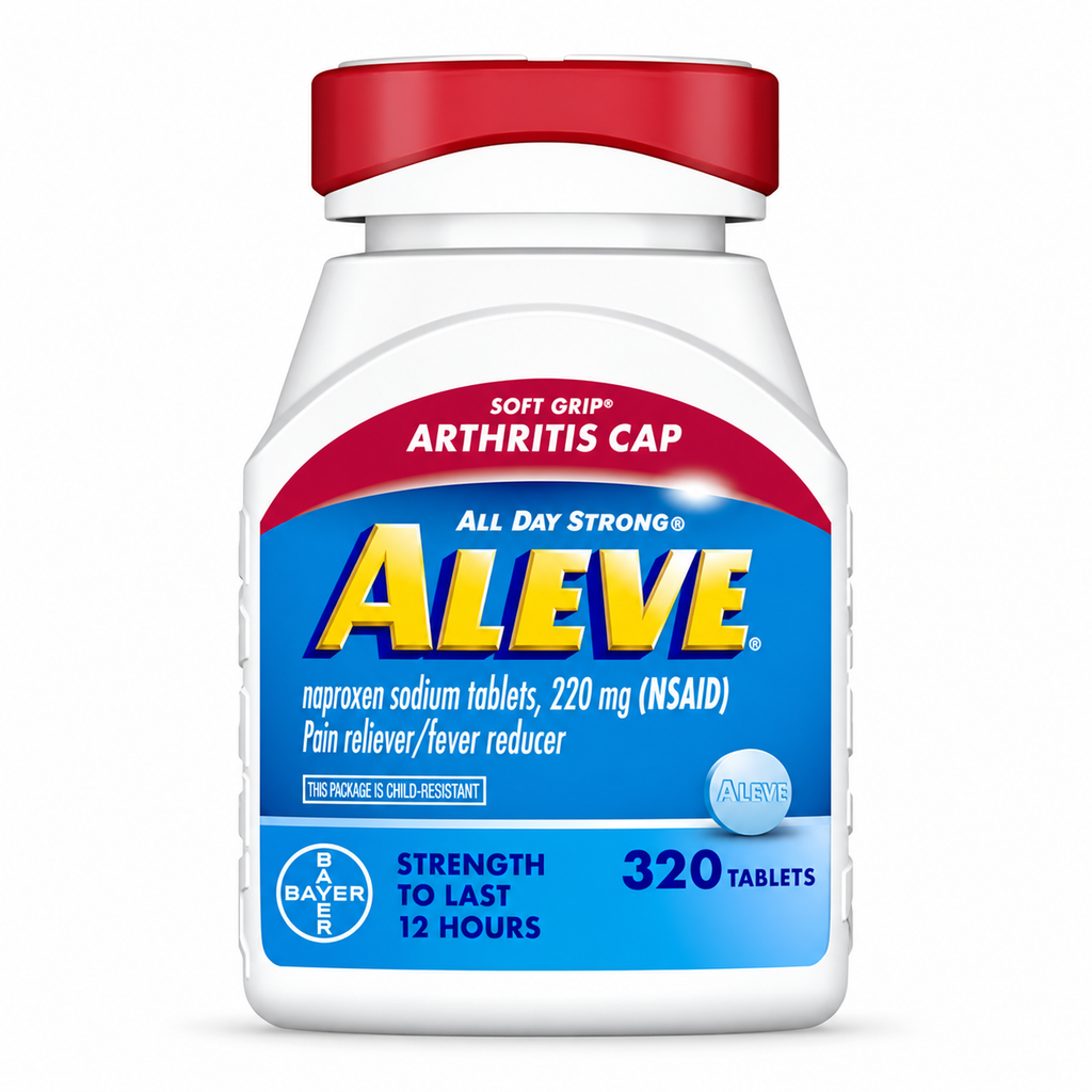 Aleve Soft-Grip Arthritis Caplets, Naproxen Sodium 220 mg, 320 ct