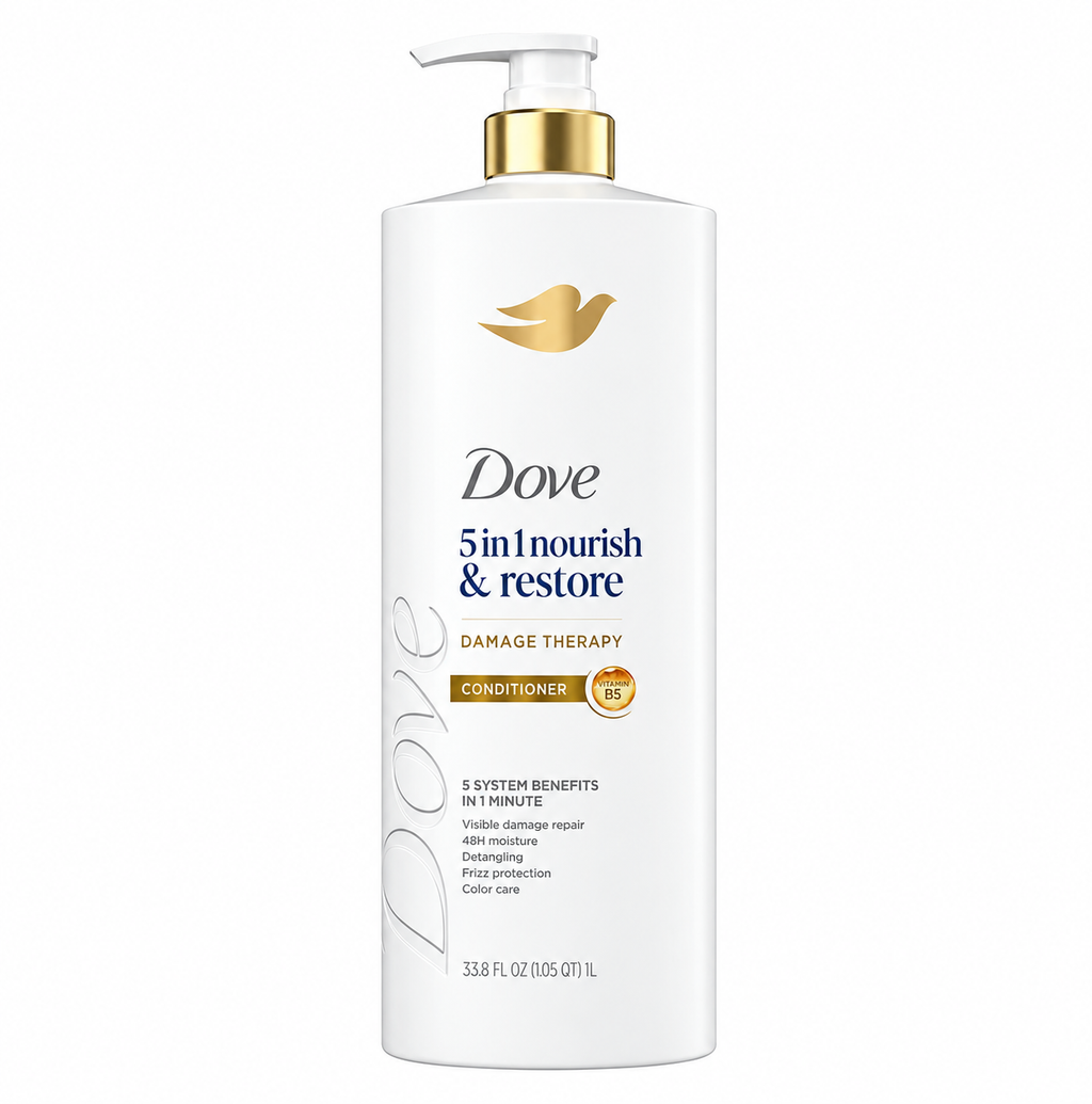 Dove Nourish & Restore 5-in-1 Conditioner, 33.8 fl oz