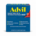 Advil Pain Reliever & Fever Reducer, Ibuprofen 200 mg, 50 Packets of 2 Tablets, 100 ct