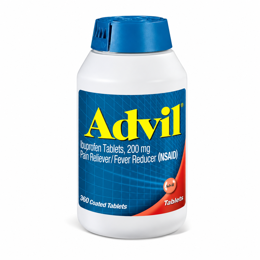 Advil Pain Reliever & Fever Reducer, Ibuprofen 200 mg, 360 Coated Tablets