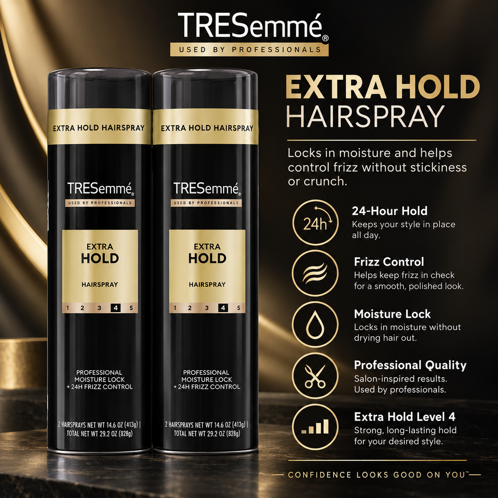 TRESemmé Extra Hold Hair Spray, 14.6 oz, 2-Pack
