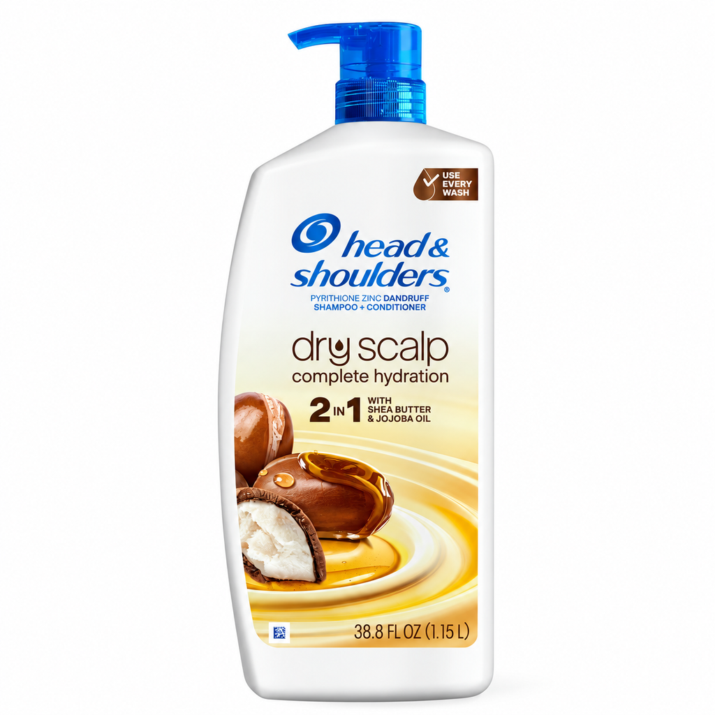 Head & Shoulders Dry Scalp Care 2-in-1 Shampoo + Conditioner, 38.8 fl oz