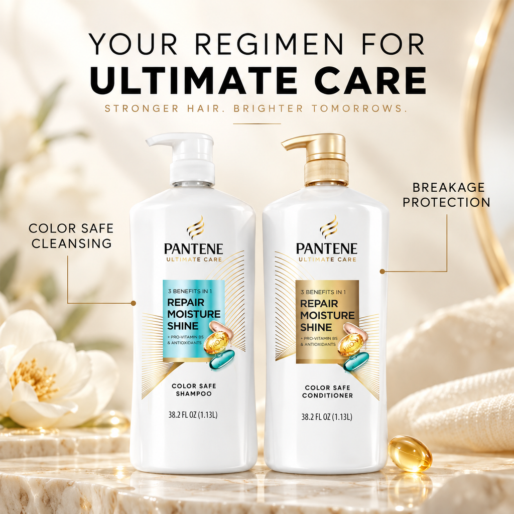 Pantene Pro-V Ultimate Care 3-in-1 Conditioner, 38.2 fl oz