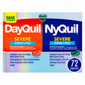 Vicks DayQuil & NyQuil Severe Cough, Cold & Flu Relief LiquiCaps, 72 ct