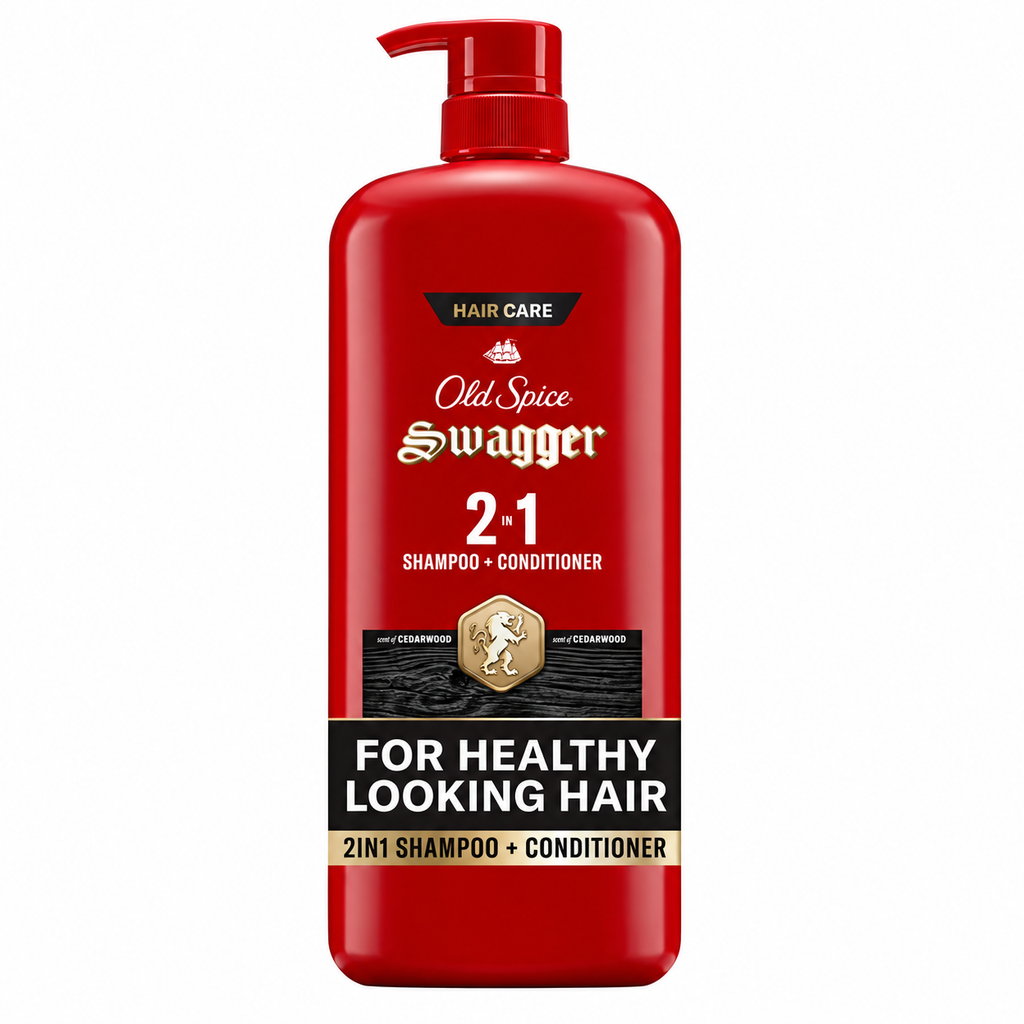 Old Spice Swagger 2-in-1 Shampoo + Conditioner, 39.9 fl oz
