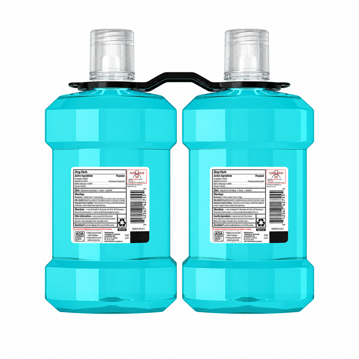 Listerine Cool Mint Intense Antiseptic Mouthwash, 50.7 fl oz, 2-Pack